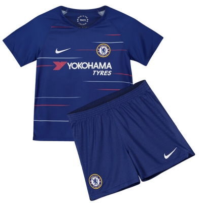 18-19 Chelsea Home Children Soccer Jersey Kit Shirt + Shorts|KIT5040 ...